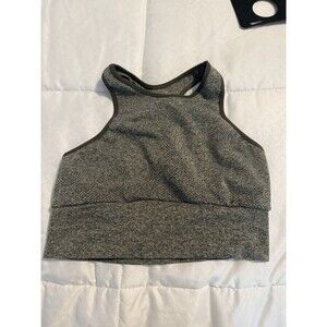 Free People Movement Sports Bra Womens M/L Green Racerback Workout